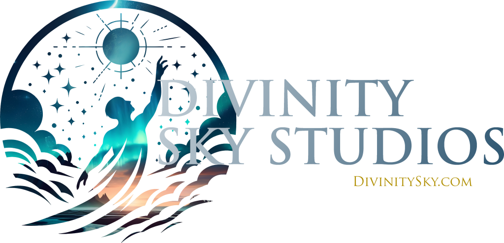 Divinity Sky Blue Landscape